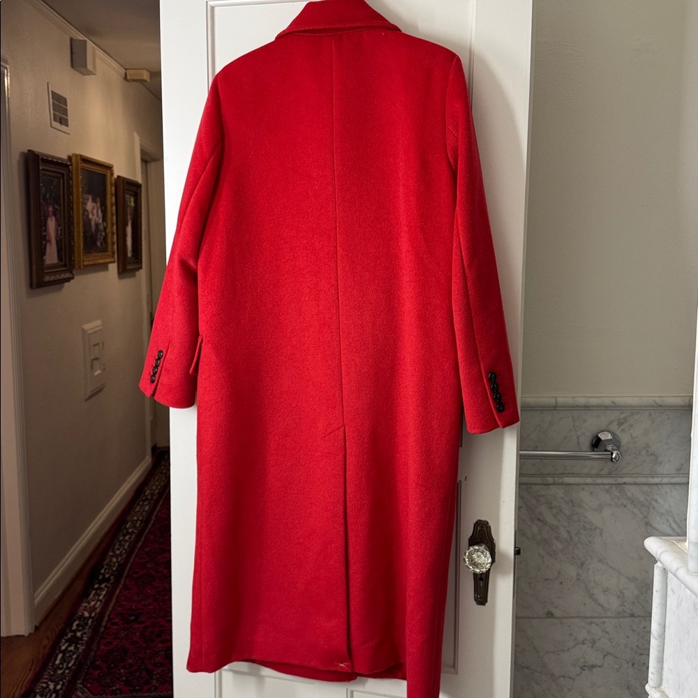 Ann Taylor Wool Blend Long Double breasted Peacoat Coat 829889 - Picture 12 of 12